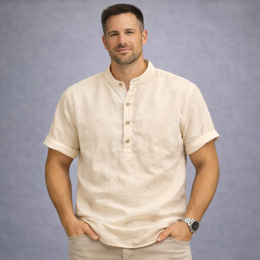 Camisa Casual Masculina Lumiére Coton