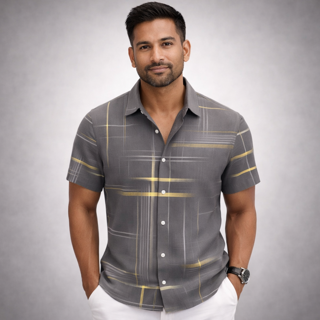 Camisa Casual Masculina Lumiére Clivar