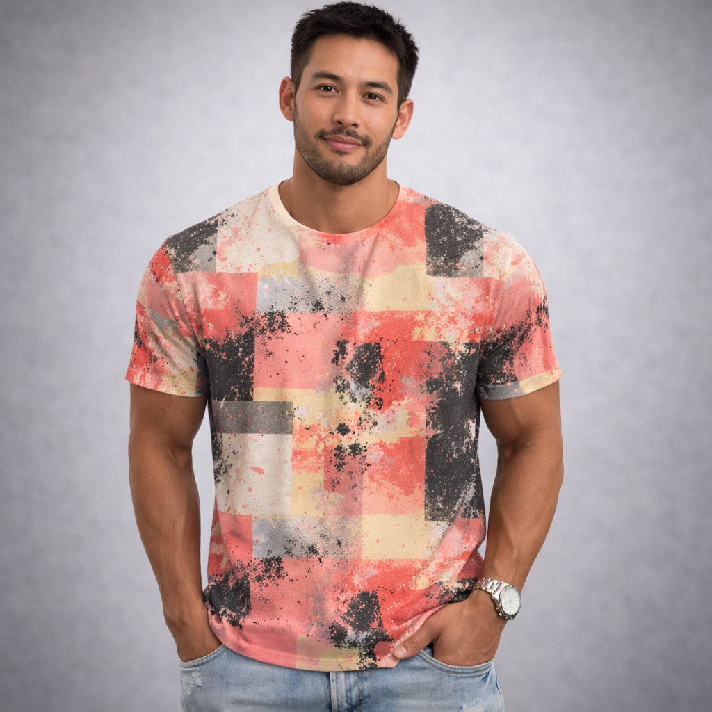 Camisa Casual Masculina Lumiére Striped