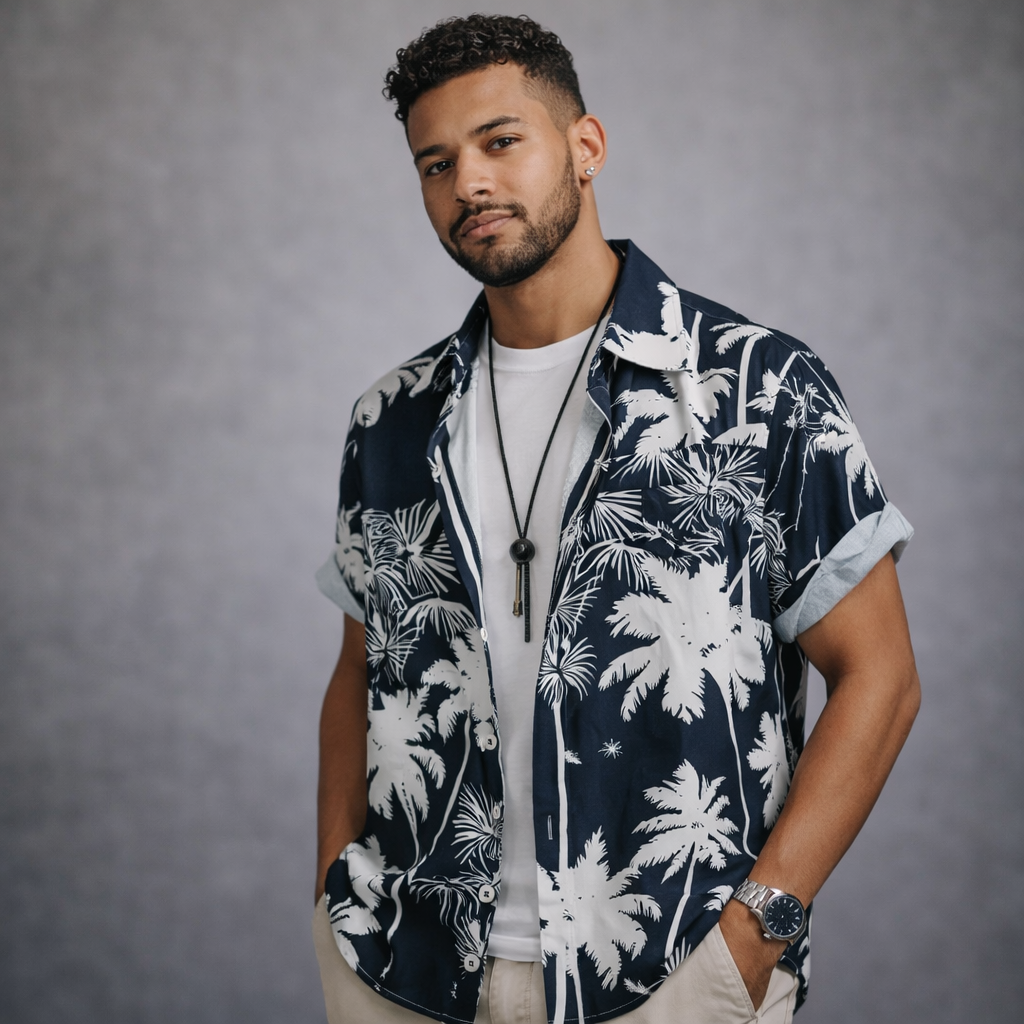 Camisa Casual Masculina Lumiére Cassel