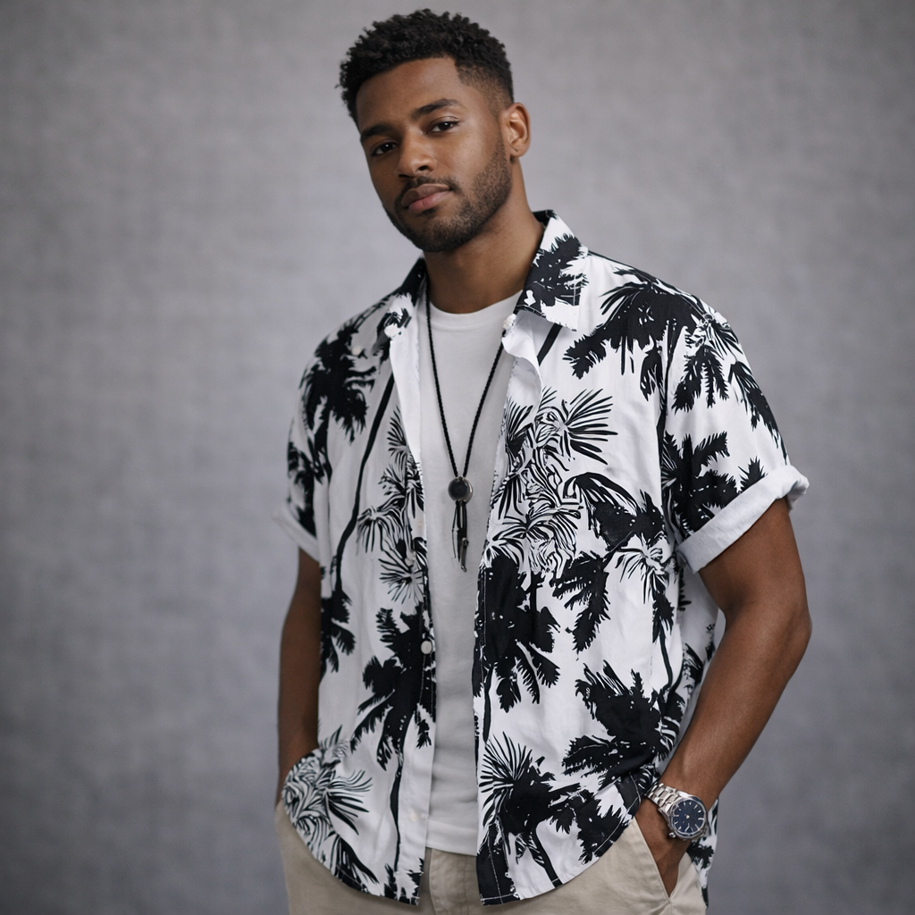 Camisa Casual Masculina Lumiére Alvorar