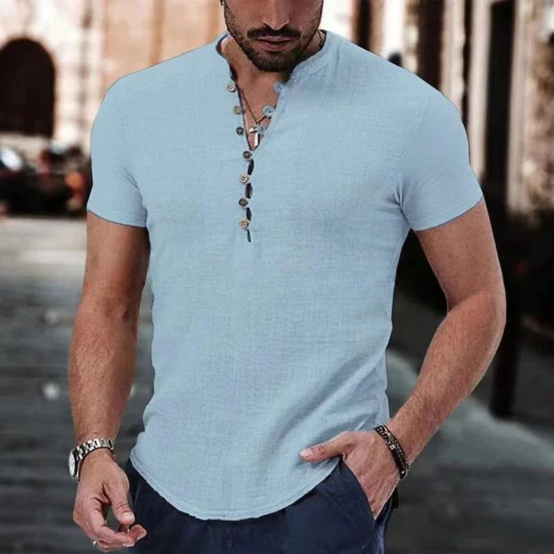 Camisa de Linho Masculina Lumiére Marvielle