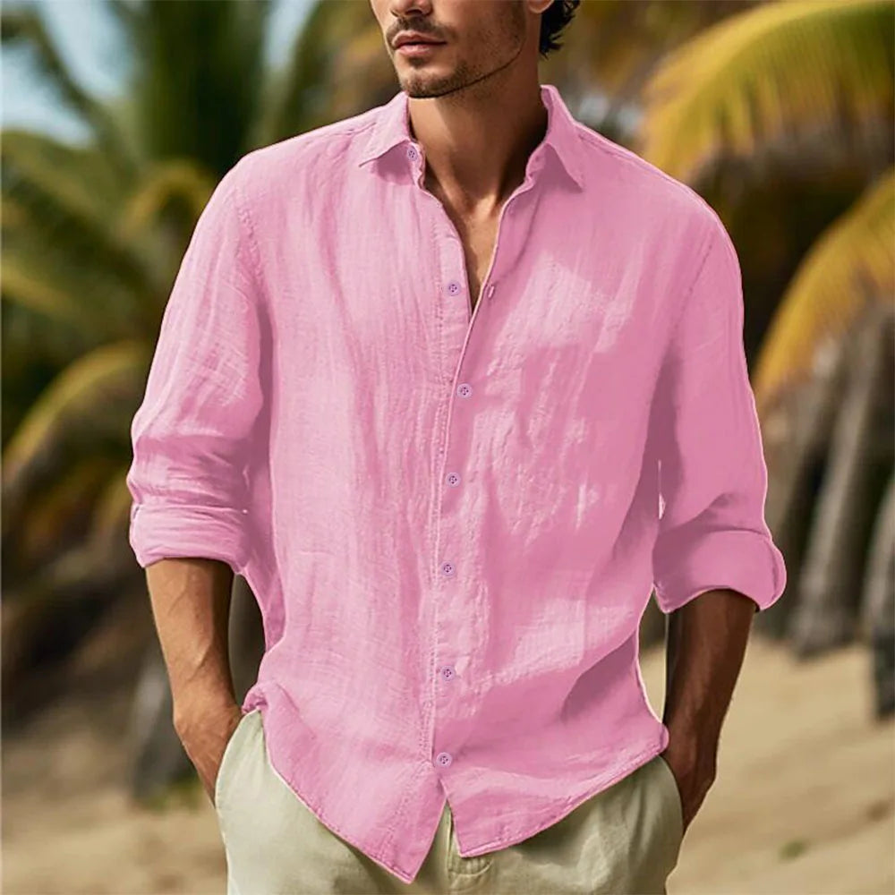Camisa de linho Masculina Lumiére Zara