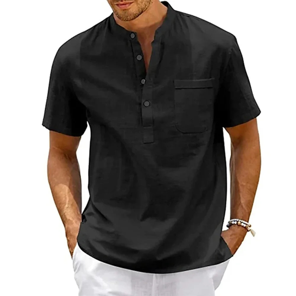 Camisa de Linho Masculina Lumiére Velvor