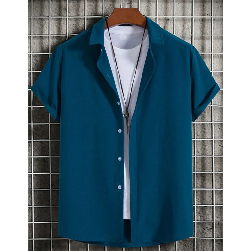 Camisa Casual Masculina Bellvior