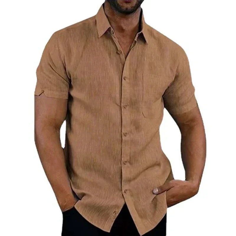 Camisa De Linho Masculina Lumiére Auvre