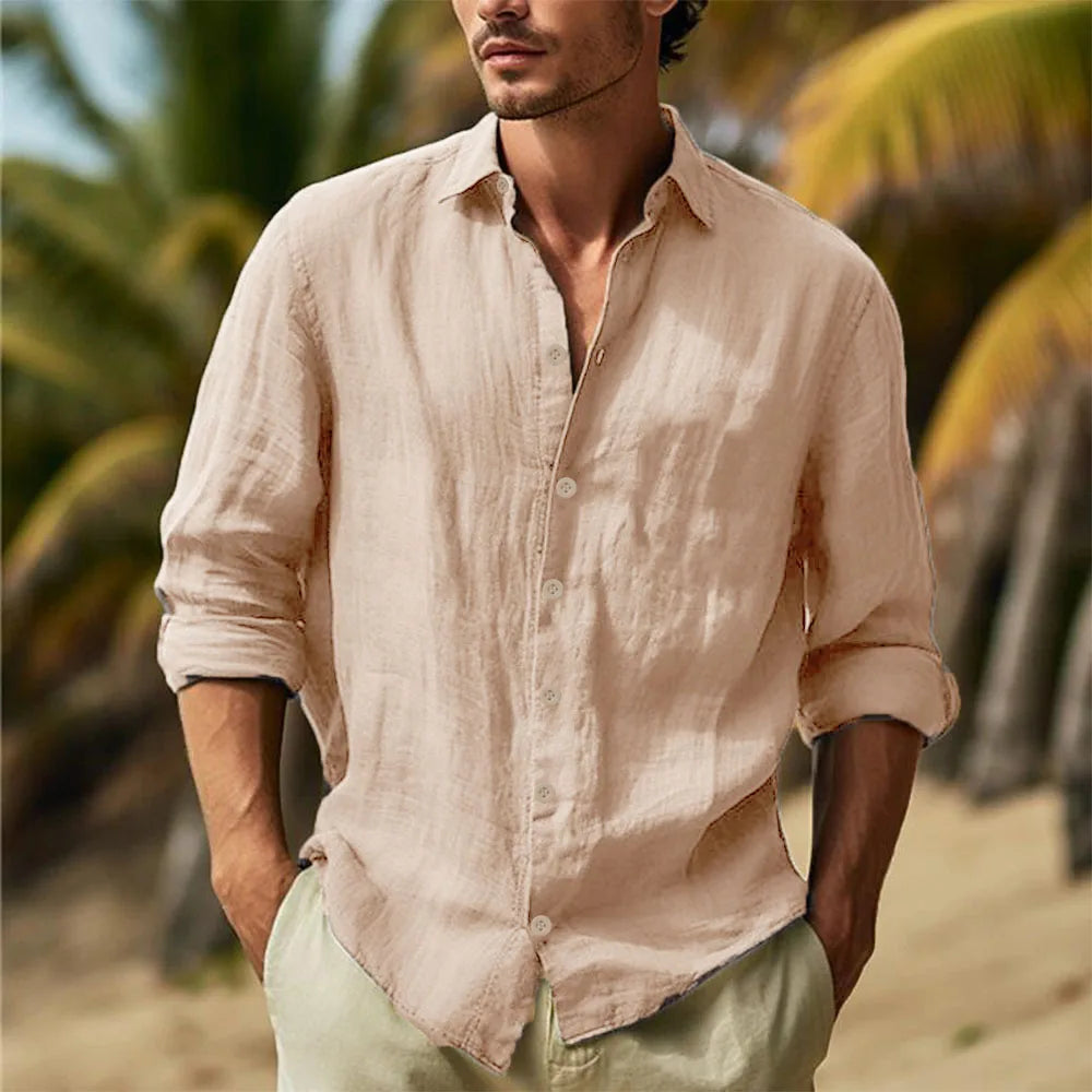 Camisa de linho Masculina Lumiére Zara