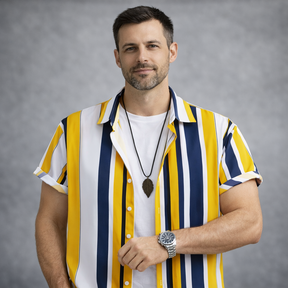 Camisa Casual Masculina Lumiére Starts