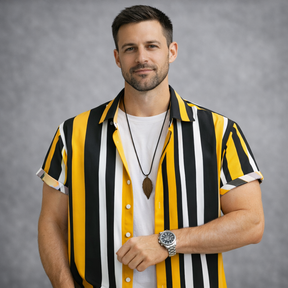 Camisa Casual Masculina Lumiére Starts