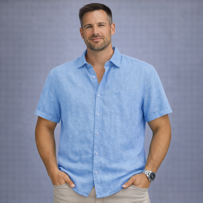 Camisa Casual Masculina Lumiére Linen