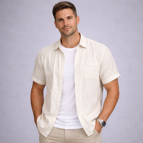 Camisa Casual Masculina Lumiére Linen