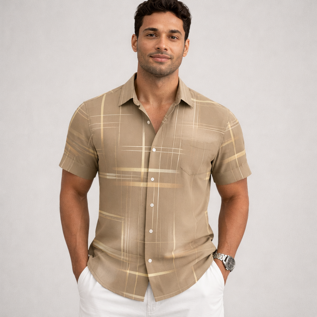 Camisa Casual Masculina Lumiére Clivar