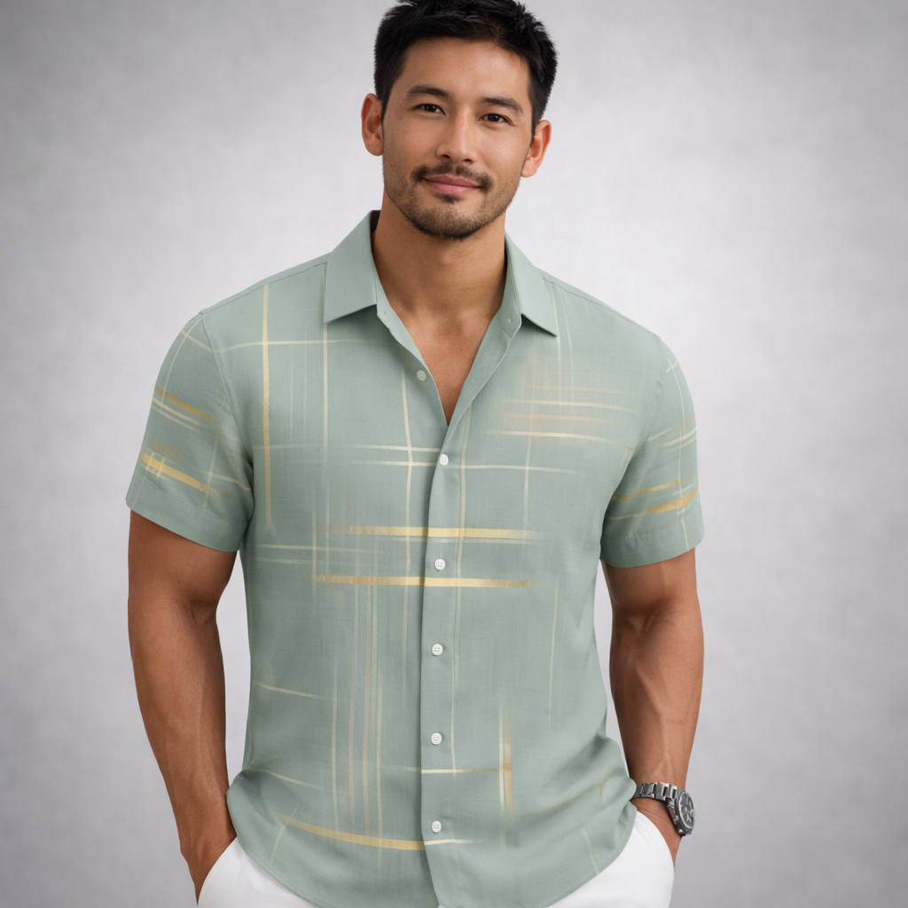 Camisa Casual Masculina Lumiére Clivar