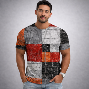 Camisa Casual Masculina Lumiére Striped