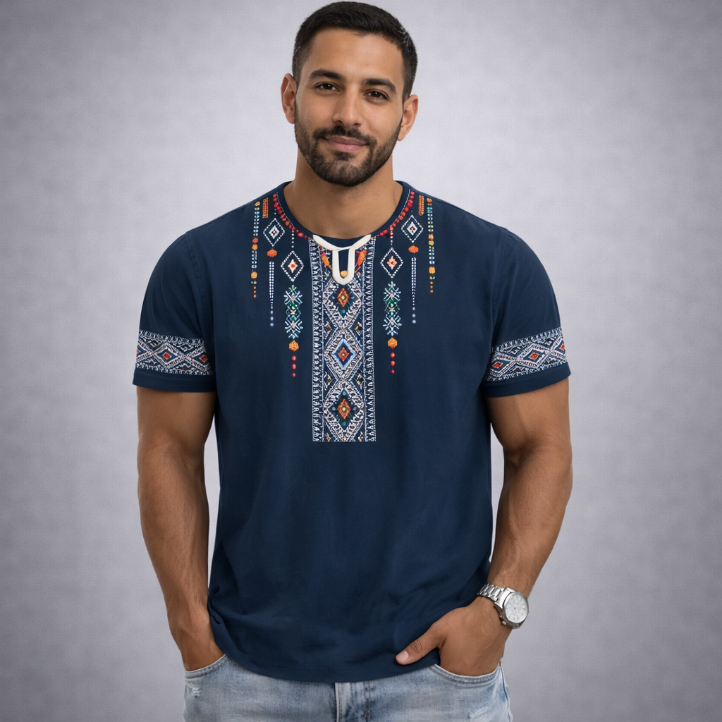 Camisa Casual Masculina Lumiére Sleeve