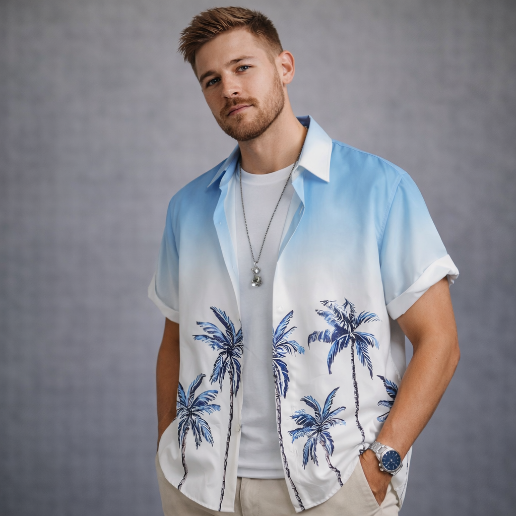 Camisa Casual Masculina Lumiére Valdier