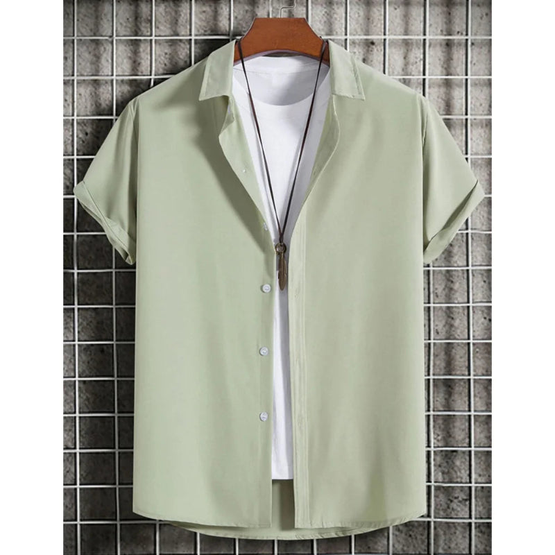 Camisa Casual Masculina Bellvior