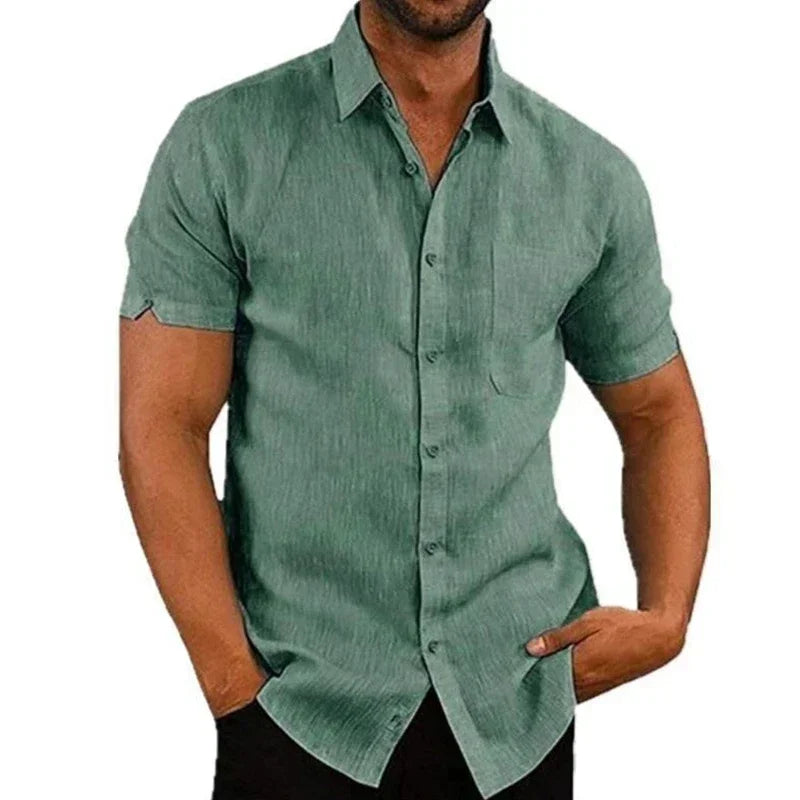 Camisa De Linho Masculina Lumiére Auvre