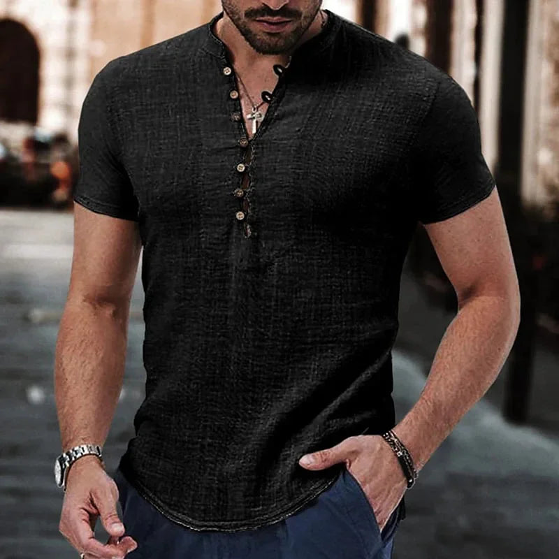 Camisa de Linho Masculina Lumiére Marvielle