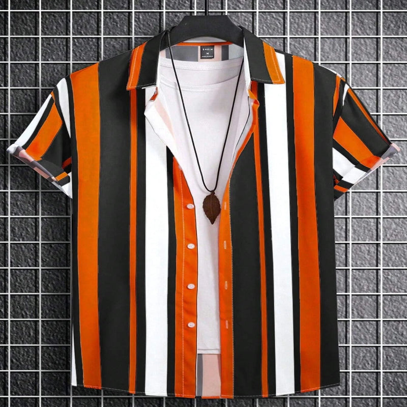 Camisa Casual Masculina Lumiére Starts