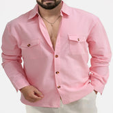 Camisa de Linho Masculina Lumiére Clauvine