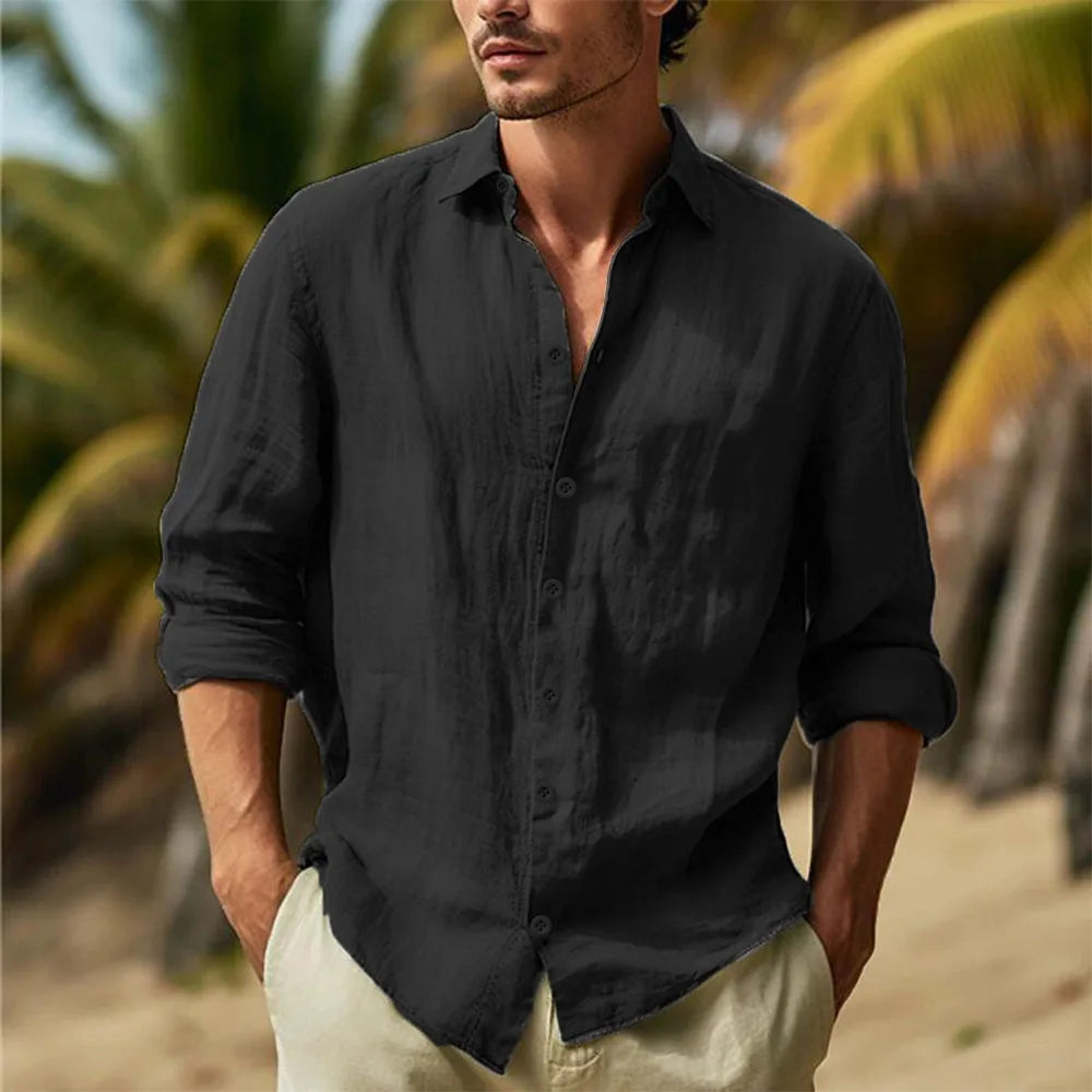 Camisa de linho Masculina Lumiére Zara