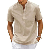 Camisa  de Linho Masculina Lumiére Velvor