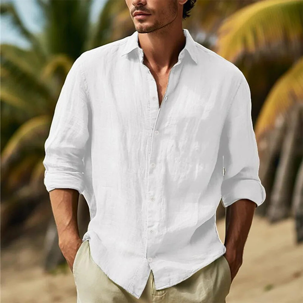 Camisa de linho Masculina Lumiére Zara