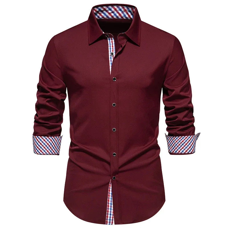Camisa Casual Masculina Zelrix