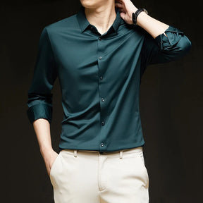 Camisa Social Elástica Masculina Lumiére Rouvier