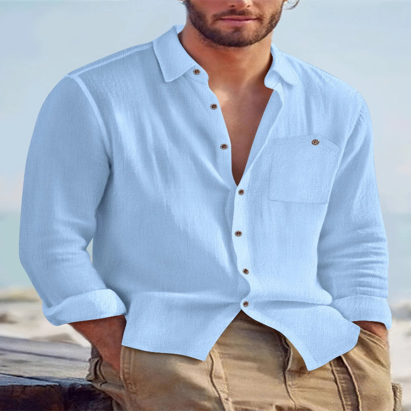 Camisa de Linho Masculina Orvenn