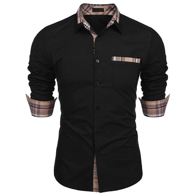 Camisa Casual Masculina Zelrix
