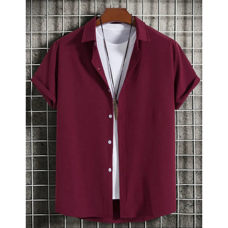 Camisa Casual Masculina Bellvior